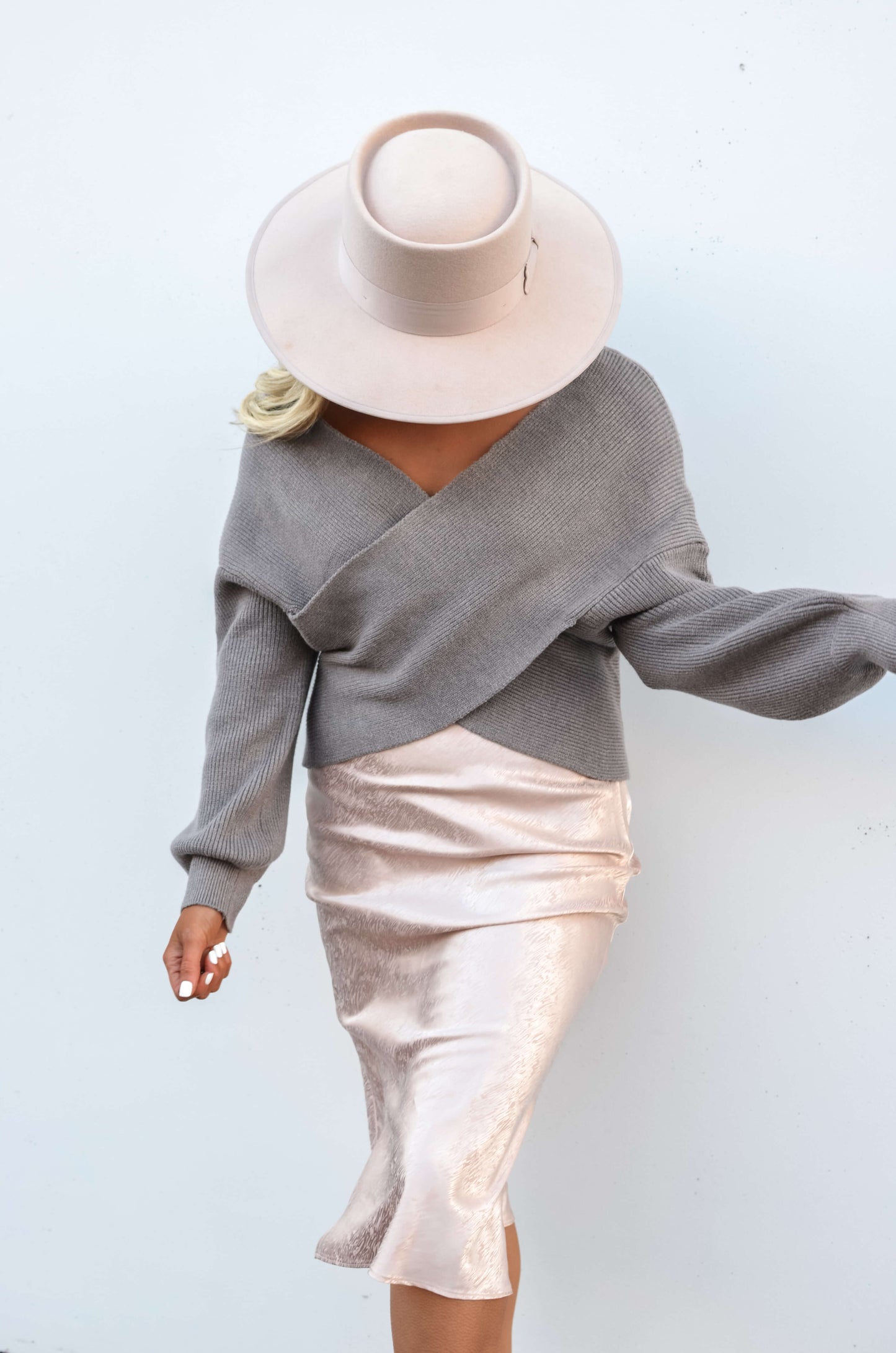 Nala's Cross Knit Sweater
