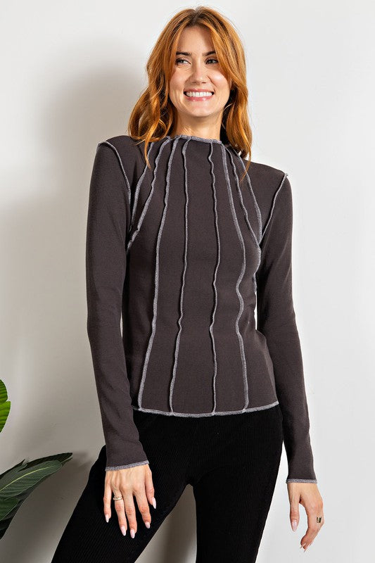 Ash Outseam Detailed Top