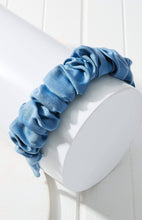 Load image into Gallery viewer, Matte Satin Blue Headband
