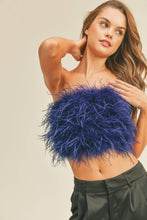 Load image into Gallery viewer, Jenna&#39;s Feather Detailed Tube Top
