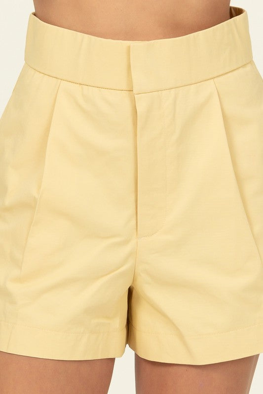 Reign's Butter Yellow Shorts