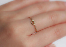 Load image into Gallery viewer, Gold Filled Stackable Ring- Knot Ring
