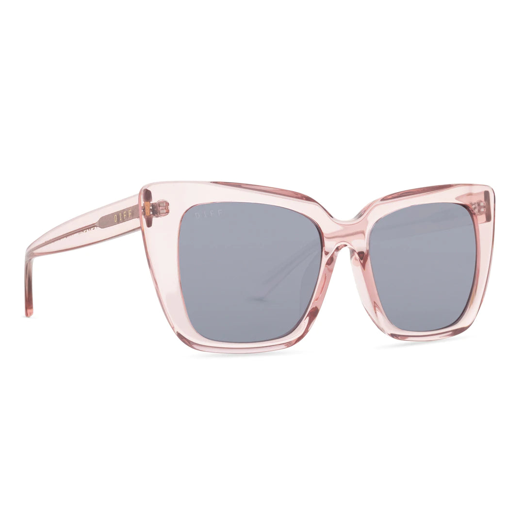 Lizzy's Pink Crystal Grey Sunglasses