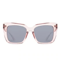 Load image into Gallery viewer, Lizzy&#39;s Pink Crystal Grey Sunglasses

