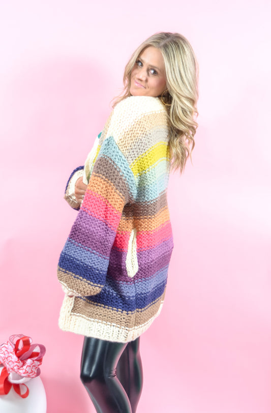 Ruthie's Colorful Cardigan