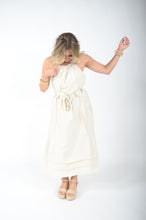 Load image into Gallery viewer, Sophia&#39;s Cream Belted Midi Dress
