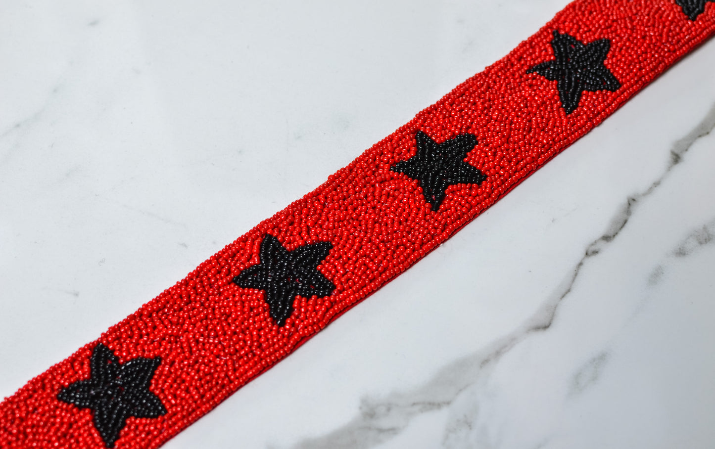 Beaded Purse Strap for Game Day
