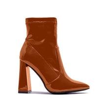Load image into Gallery viewer, Jaelynn&#39;s Cognac Bootie
