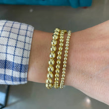 Load image into Gallery viewer, Gold Beaded Ball Bracelets
