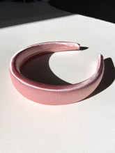 Load image into Gallery viewer, Satin Padded Headband Vintage Pink
