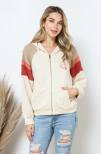 Load image into Gallery viewer, Smiley Long Sleeve Hooded Jacket
